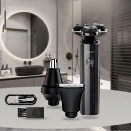 Golarka 3w1 trymer do nosa włosów do golenia USB C zestaw MAESTRO MR-676