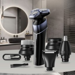 Golarka 5w1 trymer do nosa włosów do golenia USB-C zestaw MAESTRO MR-675