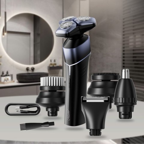 Golarka 5w1 trymer do nosa włosów do golenia USB-C zestaw MAESTRO MR-675