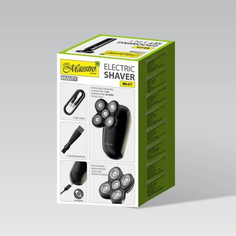 Golarka elektryczna do golenia głowy USB C MAESTRO MR-677
