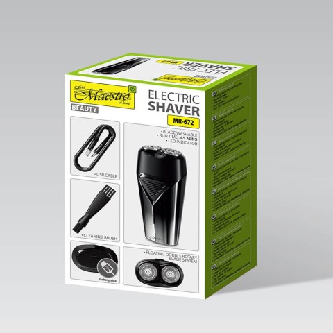 Golarka elektryczna męska do brody USB C MAESTRO MR-672