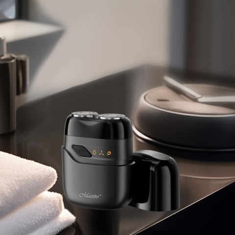 Golarka elektryczna męska do brody podróżna turystyczna 2 głowice USB C MAESTRO MR-671