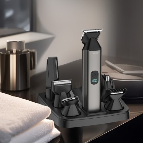 Maszynka do strzyżenia włosów zestaw 6w1 USB C MAESTRO MR-661