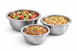 Miska metalowa kuchenna ze stali nierdzewnej z rantem 26cm BRUNBESTE BB-5508