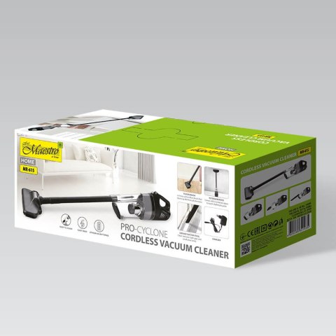 Odkurzacz pionowy bezprzewodowy 100W MAESTRO MR-615