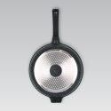 Patelnia głęboka granitowa z pokrywką indukcja gaz 28cm MAESTRO MR-1226-28