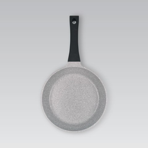 Patelnia granitowa do smażenia na gaz indukcję 26cm szara MAESTRO MR-4026