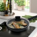 Patelnia granitowa z pokrywką indukcja gaz 20cm MAESTRO MR-1225-20