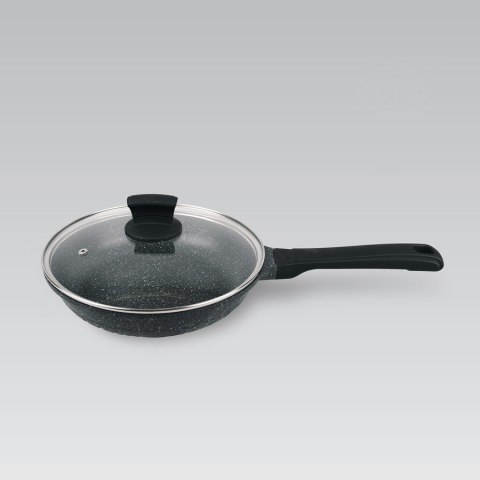 Patelnia granitowa z pokrywką indukcja gaz 20cm MAESTRO MR-1225-20