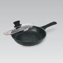 Patelnia granitowa z pokrywką indukcja gaz 20cm MAESTRO MR-1225-20