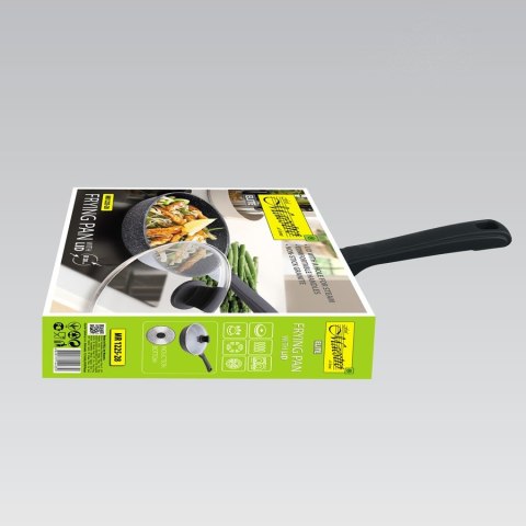 Patelnia granitowa z pokrywką indukcja gaz 20cm MAESTRO MR-1225-20