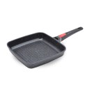 Patelnia grillowa ze zdejmowaną rączką nieprzywierająca 26cm MAESTRO MR-4724