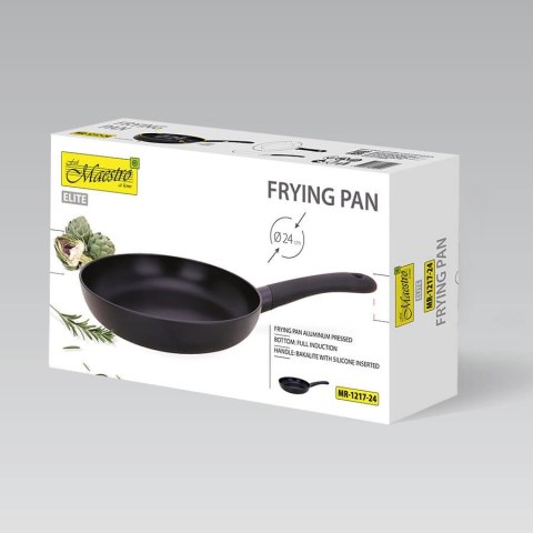 Patelnia marmurkowa do smażenia na gaz indukcję nieprzywierająca 24cm MAESTRO MR-1217-24