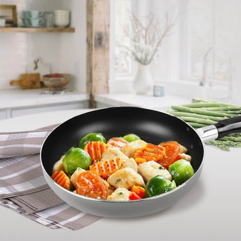 Patelnia nieprzywierająca z pokrywką 28cm non-stick MAESTRO MR-1200-28
