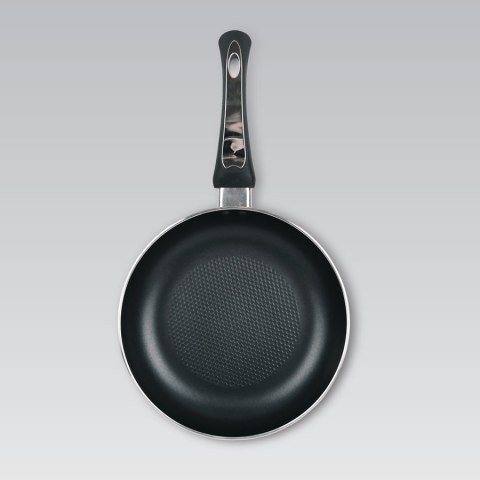 Patelnia z pokrywką nieprzywierająca na gaz indukcja 22cm MAESTRO MR-1203-22