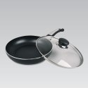Patelnia z pokrywką nieprzywierająca na gaz indukcja 28cm MAESTRO MR-1203-28