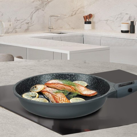 Patelnia ze zdejmowaną rączką granitowa na gaz indukcję 26cm MAESTRO MR-1208-26