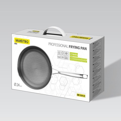 Profesjonalna patelnia 24 cm MAESTRO MR-1224-24