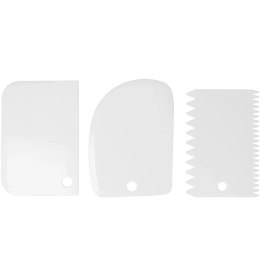 Szpatuły cukiernicze 3-ele zestaw szpatuł szpatułki do tortu ciasta BRUNBESTE BB-1681