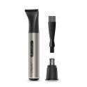 Trymer do brody i włosów na głowie w nosie uszach zestaw trymerów 2w1 USB C MAESTRO MR-666