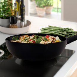 Wok marmurkowy do smażenia na gaz indukcję nieprzywierający 28cm MAESTRO MR-1217-28