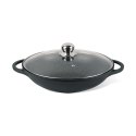 Wok z pokrywką patelnia głęboka non-stick nieprzywierająca duża 32cm MAESTRO MR-4832