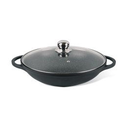 Wok z pokrywką patelnia głęboka non-stick nieprzywierająca duża 32cm MAESTRO MR-4832