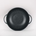 Wok z pokrywką patelnia głęboka non-stick nieprzywierająca duża 32cm MAESTRO MR-4832