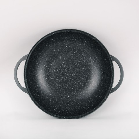 Wok z pokrywką patelnia głęboka non-stick nieprzywierająca duża 32cm MAESTRO MR-4832
