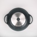 Wok z pokrywką patelnia głęboka non-stick nieprzywierająca duża 32cm MAESTRO MR-4832