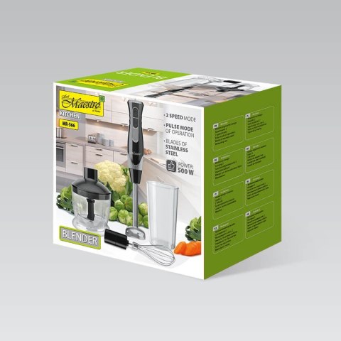 Blender ręczny 500W czarny MAESTRO MR-566