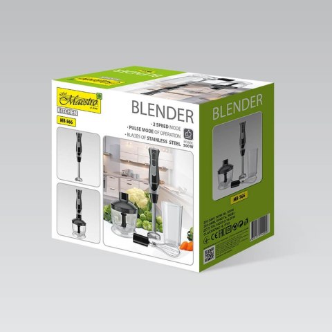Blender ręczny 500W czarny MAESTRO MR-566