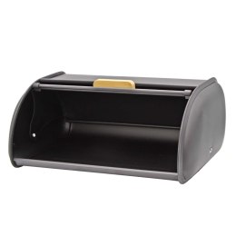 Chlebak metalowy pojemnik na chleb pieczywo bułki 35x24x14.5cm czarny BRUNBESTE BB-7702