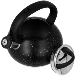 Czajnik stalowy z gwizdkiem 2.0L indukcja gaz czarny marmurek BRUNBESTE BB-2397