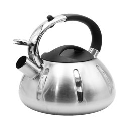 Czajnik stalowy z gwizdkiem duży 3L ze żłobieniami indukcja BRUNBESTE BB-2432