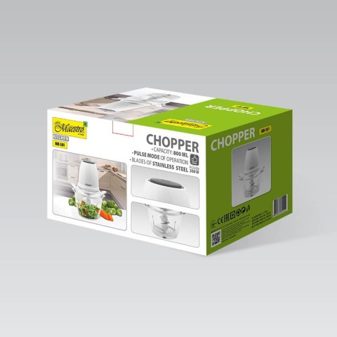 Elektryczny rozdrabniacz do warzyw ziół cebuli 300W 800ml MAESTRO MR-581