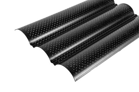 Forma blacha do pieczenia bagietek czarna marmurkowa 38x24.5x2cm BRUNBESTE BB-7713