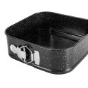 Forma do pieczenia tortownica otwierana blacha czarna 18x18CM BRUNBESTE BB-7715