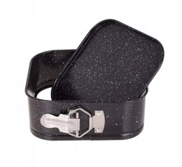 Forma do pieczenia tortownica otwierana blacha czarna 24x24CM BRUNBESTE BB-7717