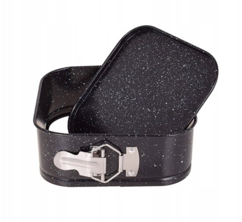 Forma do pieczenia tortownica otwierana blacha czarna 24x24CM BRUNBESTE BB-7717