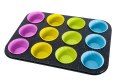 Forma do pieczenia z silikonowymi foremkami 12szt. BRUNBESTE BB-1030