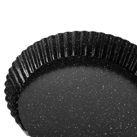 Forma do pieczenia z wyjmowanym dnem blacha okrągła czarna 26x5cm BRUNBESTE BB-7711