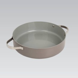 Garnek płaski niski z pokrywką indukcja 28cm 3.9L MAESTRO MR-4009-28S