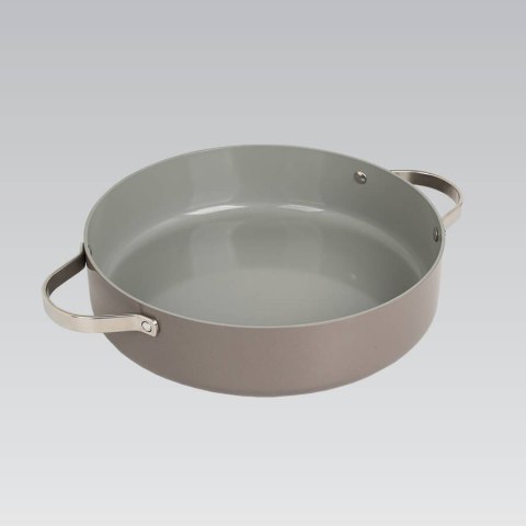 Garnek płaski niski z pokrywką indukcja 28cm 3.9L MAESTRO MR-4009-28S
