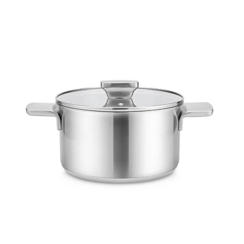 Garnek stalowy z pokrywką na indukcję gaz 20cm 3.4L MAESTRO MR-3521-20