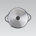 Garnek z pokrywką indukcja gaz 24cm 4.6L czarny MAESTRO MR-4027-24