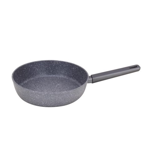 Patelnia granitowa na indukcję gaz 28cm szara MAESTRO MR-1201-28