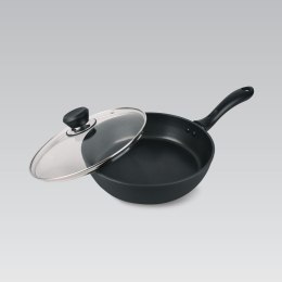 Patelnia z pokrywką indukcja gaz 20cm czarna MAESTRO MR-1205-20