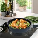 Patelnia z pokrywką indukcja gaz 20cm czarna MAESTRO MR-1205-20