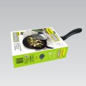Patelnia z pokrywką indukcja gaz 20cm czarna MAESTRO MR-1205-20